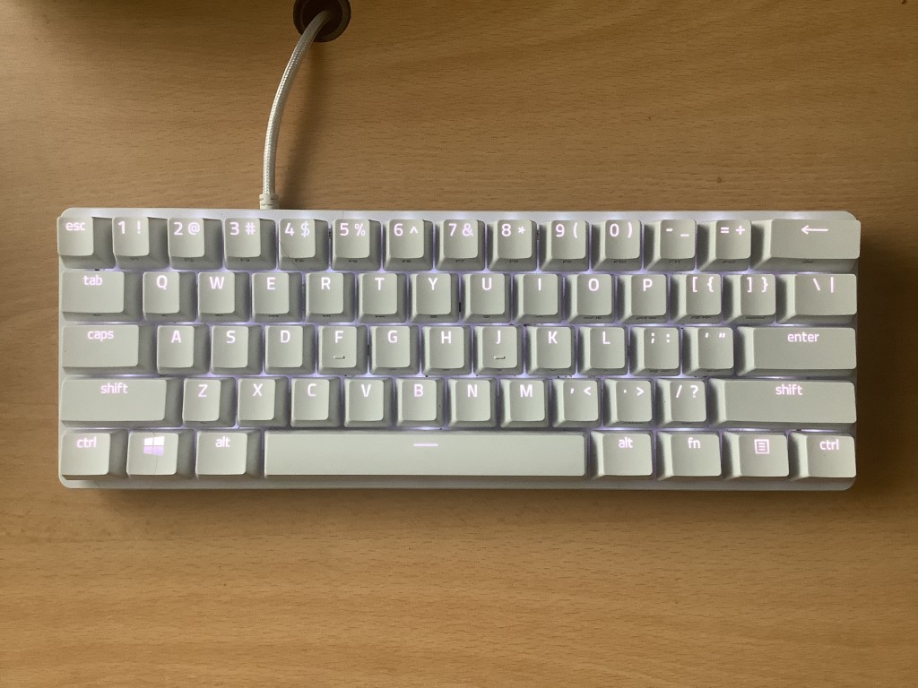 Razer Huntsman Mini Review (Mercury White) 